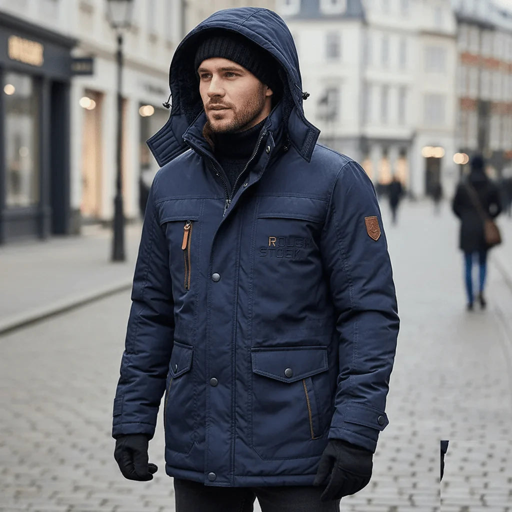 FrostGuard | Padded Parka Windproof Mid-Length 8
