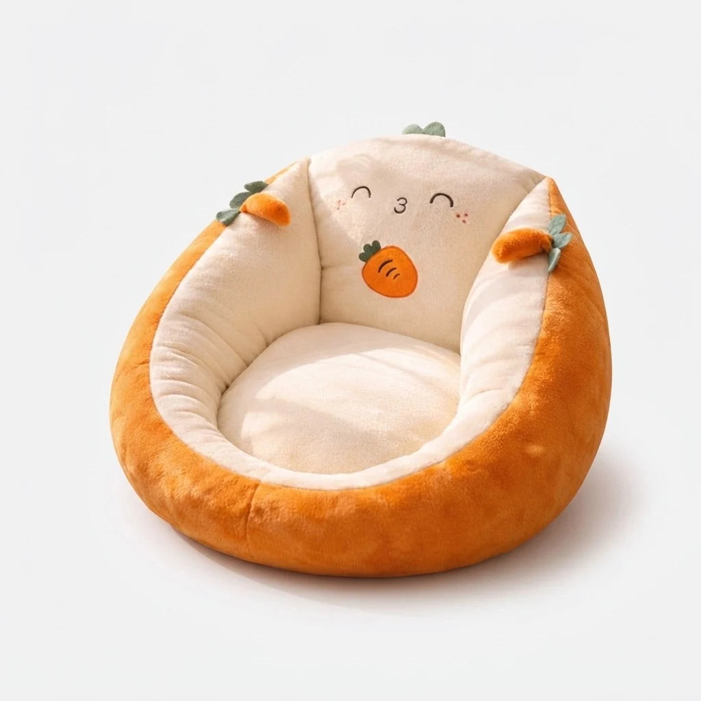 Plush Animal Motif Floor Chair | Soft Beanbag Seat 7
