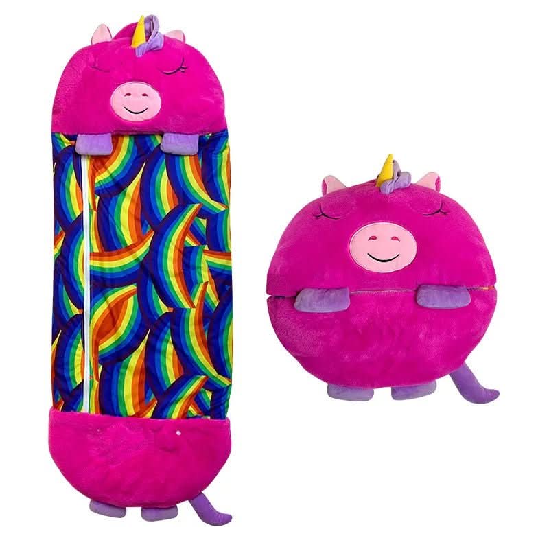 2-in-1 Plush Toy Sleeping Bag for Kids Ages 3-8 6