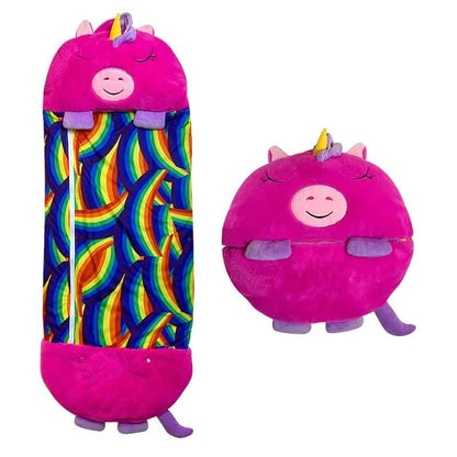 2-in-1 Plush Toy Sleeping Bag for Kids Ages 3-8 6