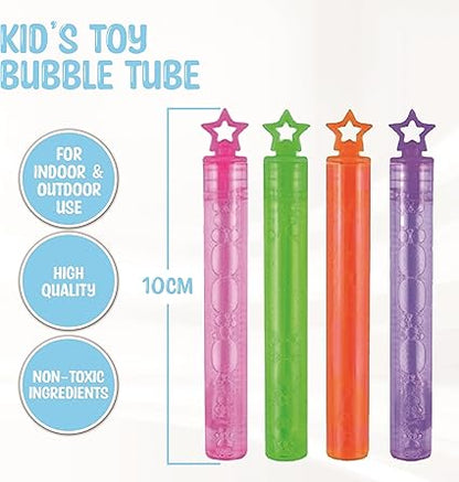 36-Pack Bubble Tubes Colorful Kids Party Favors 2