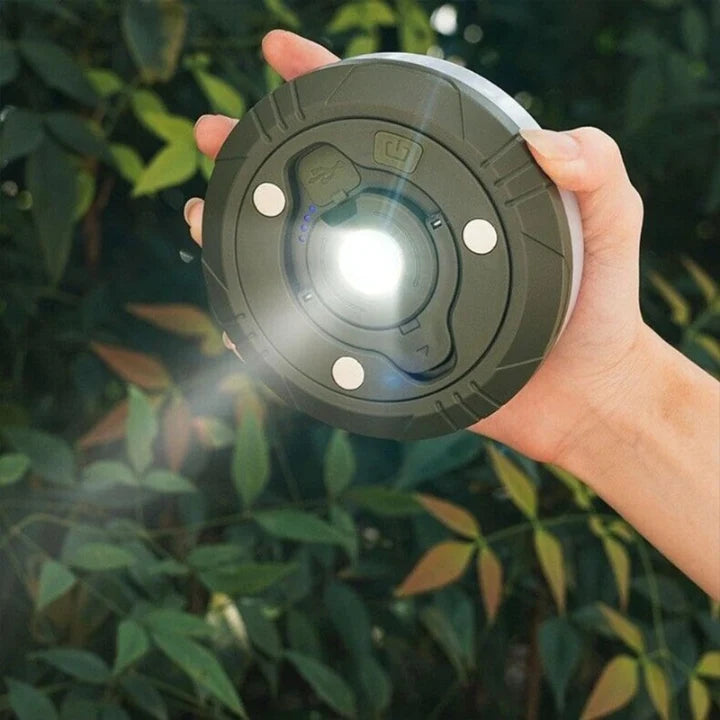 4-in-1 Camping Lantern with 10m RGB String Lights 1