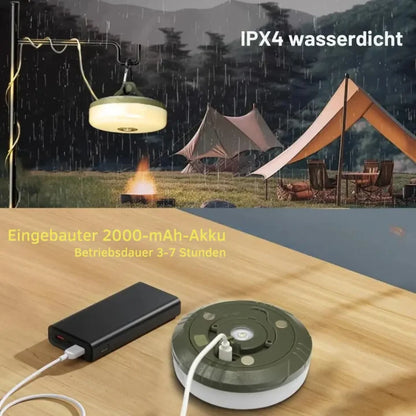 4-in-1 Camping Lantern with 10m RGB String Lights 2