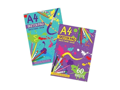 A4 Sketchbook | 60 Sheets 80 GSM Drawing Paper for Kids 0