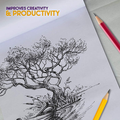 A4 Sketchbook | 60 Sheets 80 GSM Drawing Paper for Kids 3