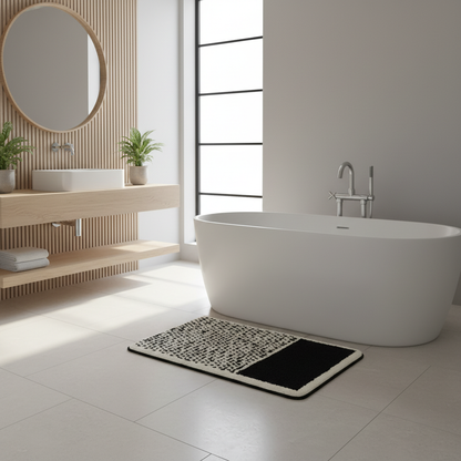 AbstractStep | Non-Slip Bath Mat in Nordic Style