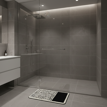 AbstractStep | Non-Slip Bath Mat in Nordic Style