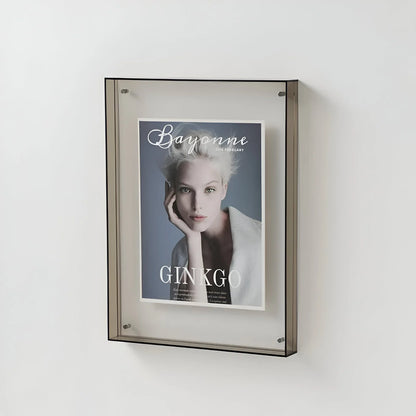 Acrylic Picture Frame Clear Floating Effect Modern 5 Sizes 8