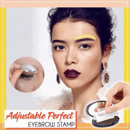 Adjustable Eyebrow Stamp | Waterproof Brow Makeup Tool 0