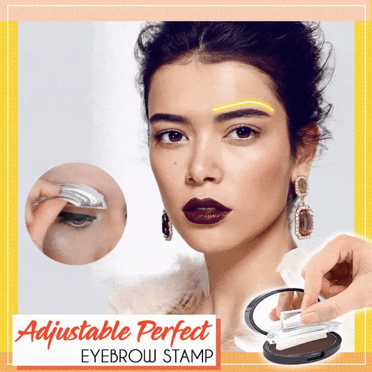Adjustable Eyebrow Stamp | Waterproof Brow Makeup Tool 0
