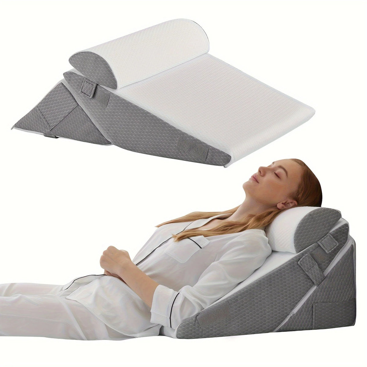 Adjustable Memory Foam Bed Angle Pillow | Support Cushion 2