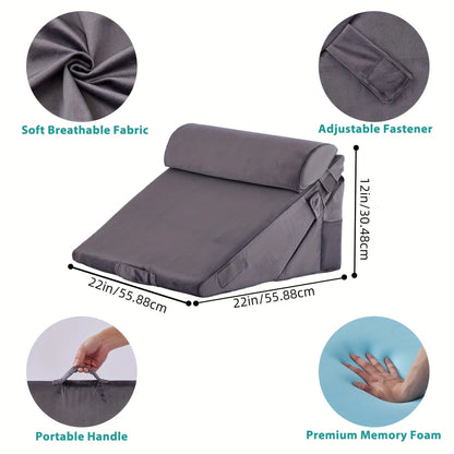 Adjustable Memory Foam Bed Angle Pillow | Support Cushion 5