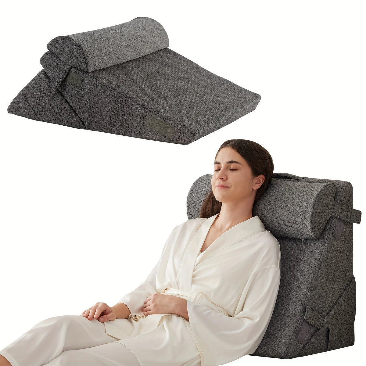 Adjustable Memory Foam Bed Angle Pillow | Support Cushion 7