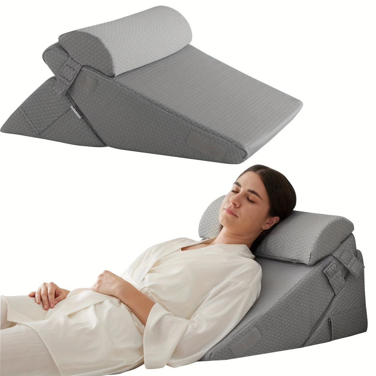Adjustable Memory Foam Bed Angle Pillow | Support Cushion 8