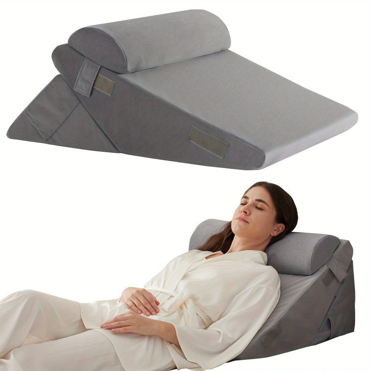 Adjustable Memory Foam Bed Angle Pillow | Support Cushion 9