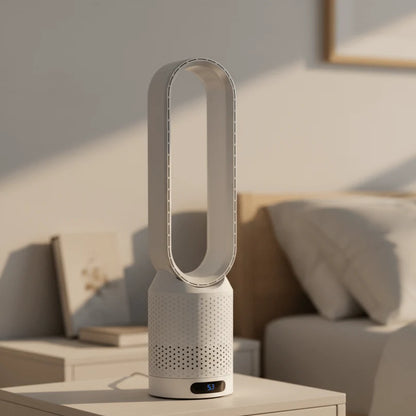 Aerobreeze Bladeless Tower Fan | 3-in-1 Design with 6 Speeds 1