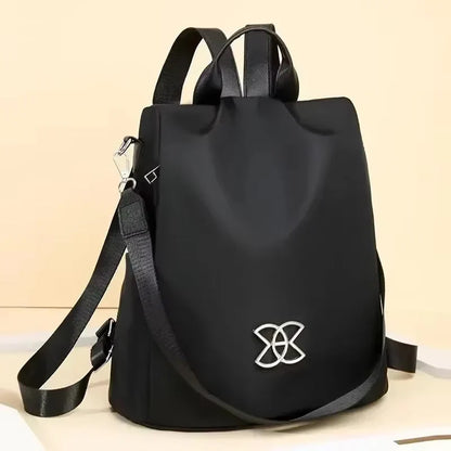 Anti-Theft Backpack Brown Black Water-Repellent 3 Carrying Options 6
