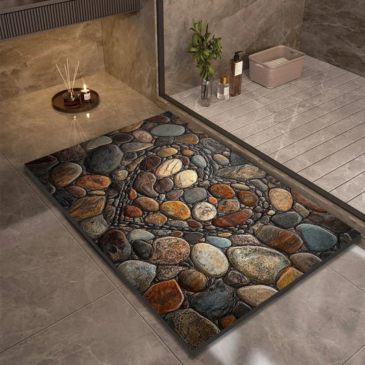 Aquasoft | Diatomaceous Earth Bath Mat Non-Slip Quick-Dry 0