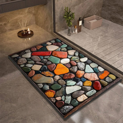 Aquasoft | Diatomaceous Earth Bath Mat Non-Slip Quick-Dry 1