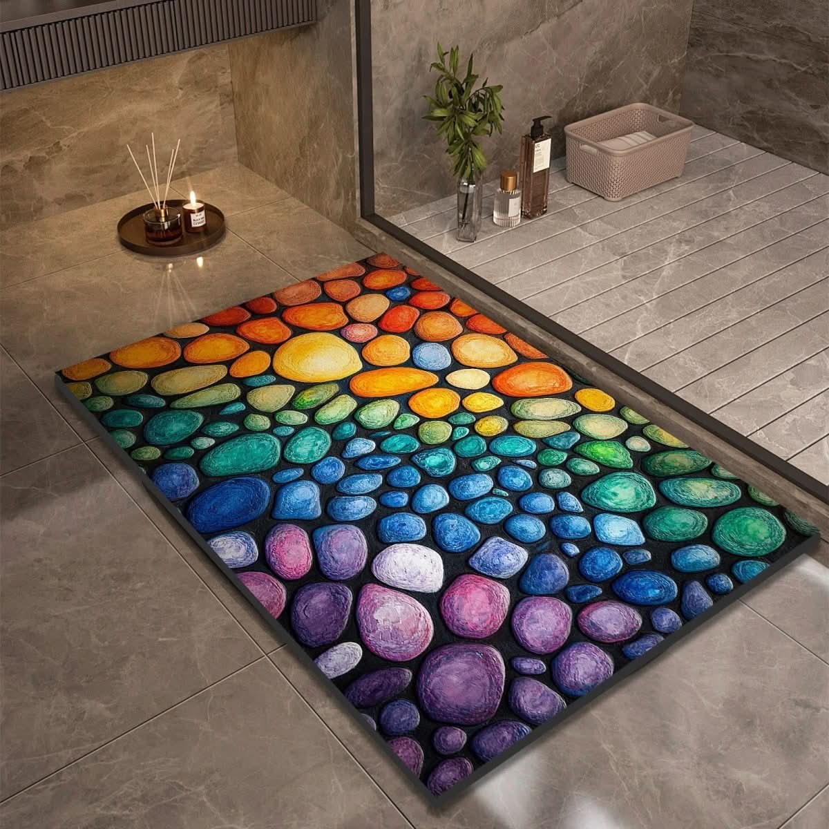 Aquasoft | Diatomaceous Earth Bath Mat Non-Slip Quick-Dry 11
