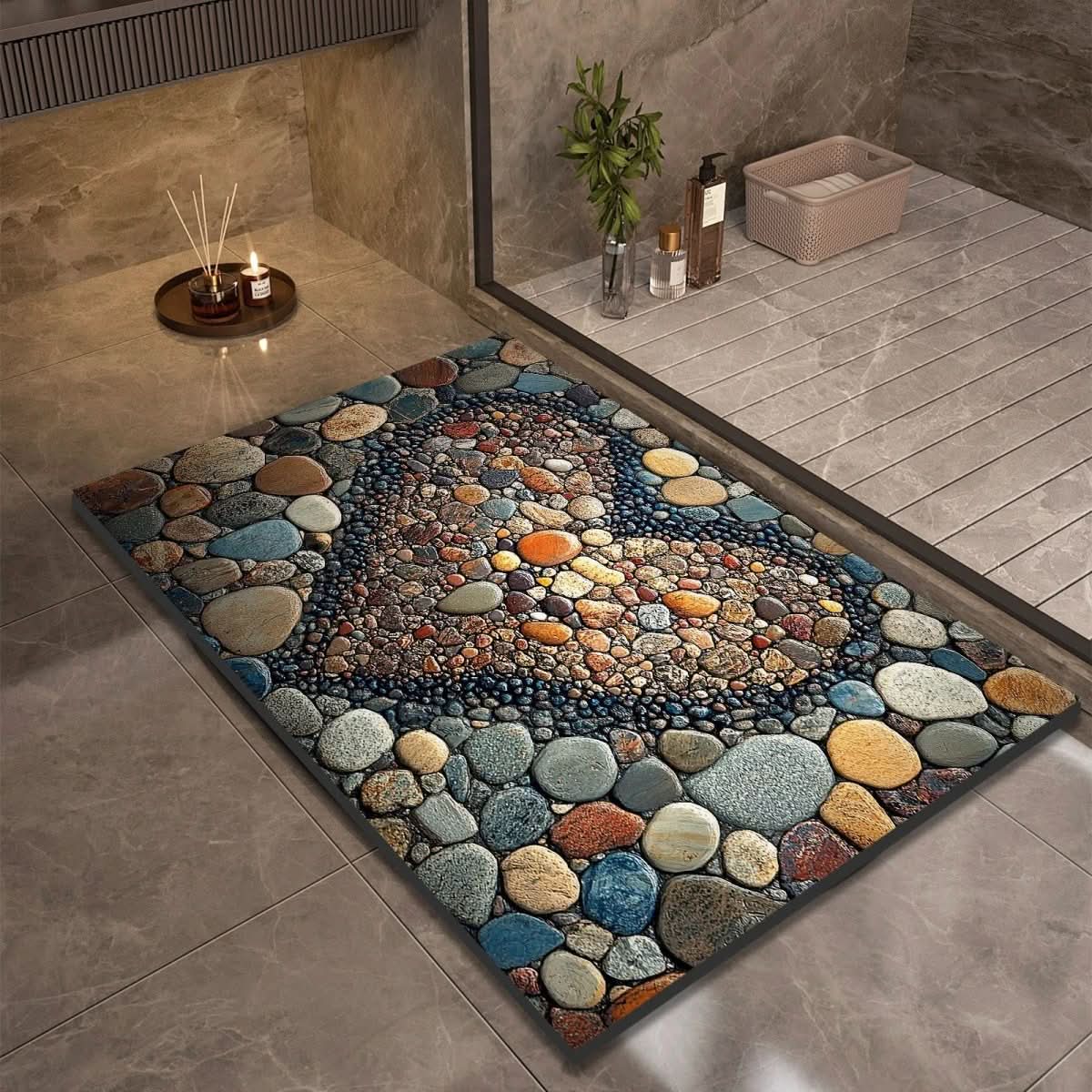 Aquasoft | Diatomaceous Earth Bath Mat Non-Slip Quick-Dry 5