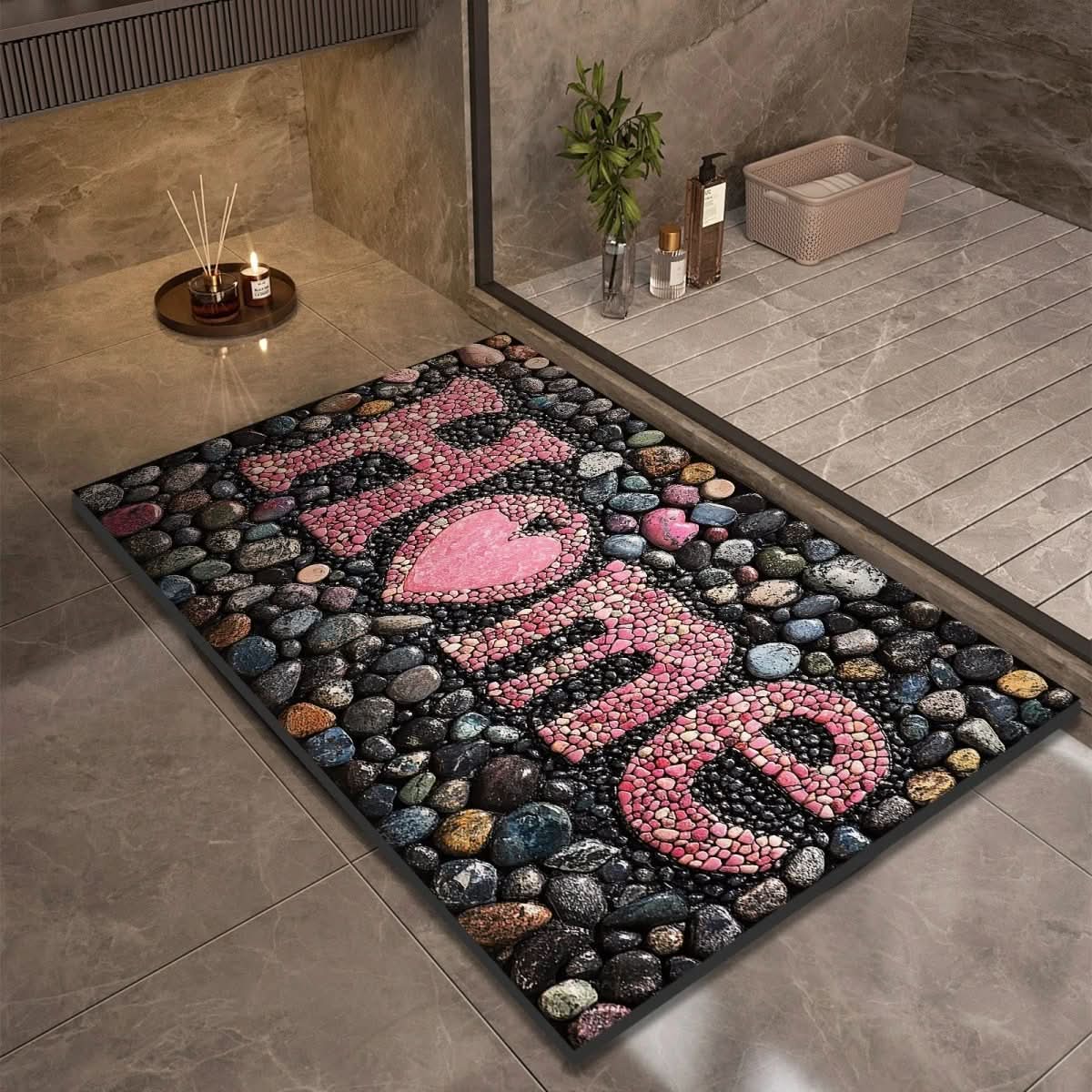 Aquasoft | Diatomaceous Earth Bath Mat Non-Slip Quick-Dry 7