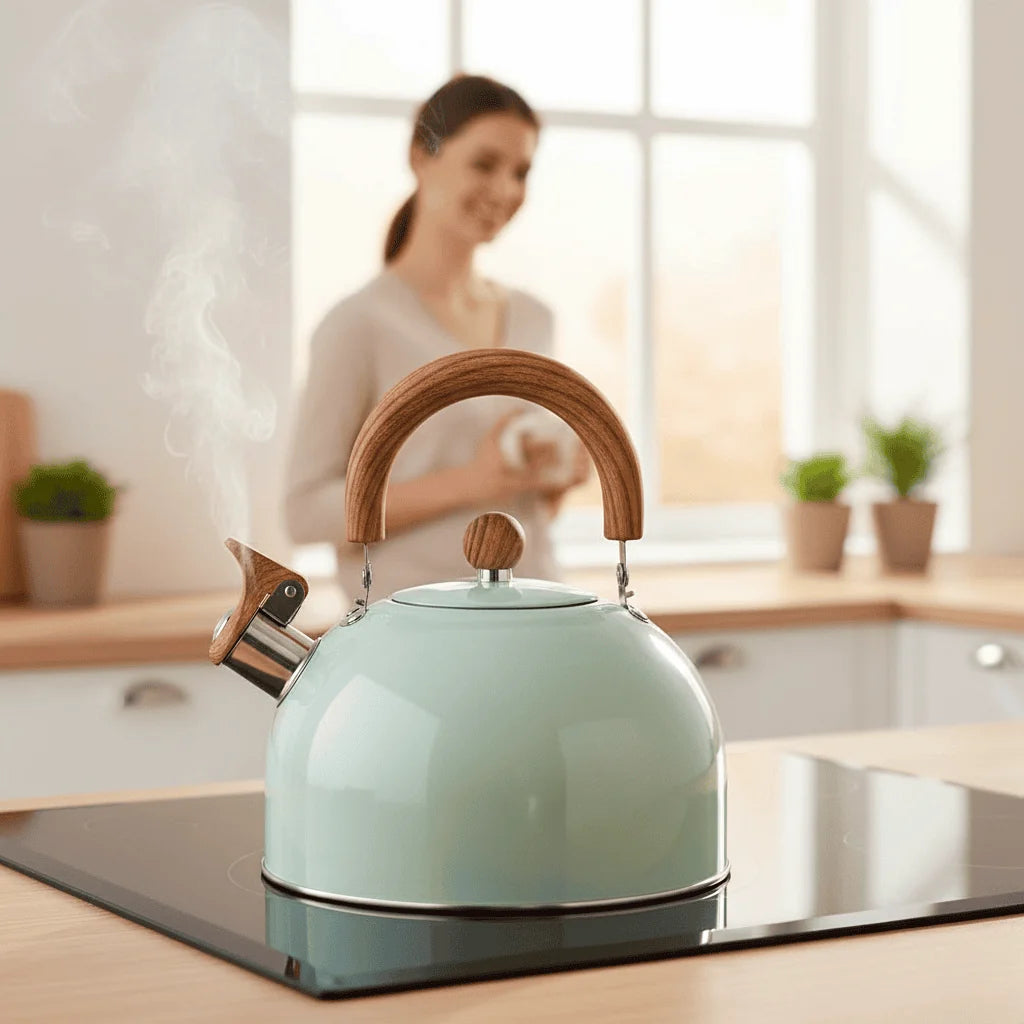 AuraBoil 2.5L Whistling Kettle Stainless Steel 2