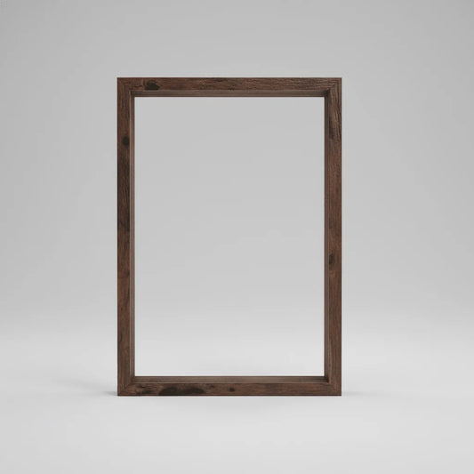Baby Memory Frame Wood with Clay Hand and Footprints 0