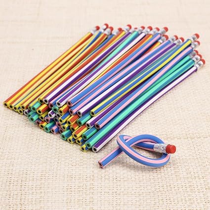 Bendy Pencils Set | Kids Flexible Writing Tools 30 Pack 1