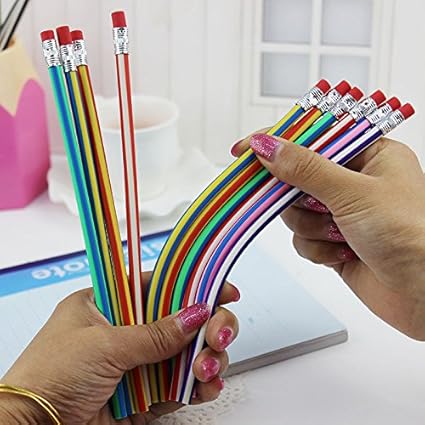 Bendy Pencils Set | Kids Flexible Writing Tools 30 Pack 3