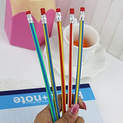 Bendy Pencils Set | Kids Flexible Writing Tools 30 Pack 4