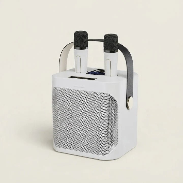 Bluetooth Karaoke Speaker with 2 Wireless Microphones and 360° Sound 4