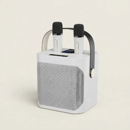 Bluetooth Karaoke Speaker with 2 Wireless Microphones and 360° Sound 4
