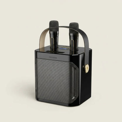 Bluetooth Karaoke Speaker with 2 Wireless Microphones and 360° Sound 5