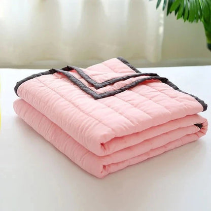 Breathable Bamboo Fiber Summer Blanket | Cooling Lightweight Throw 4
