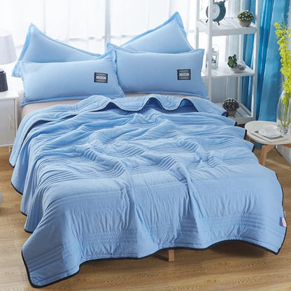 Breathable Bamboo Fiber Summer Blanket | Cooling Lightweight Throw 7