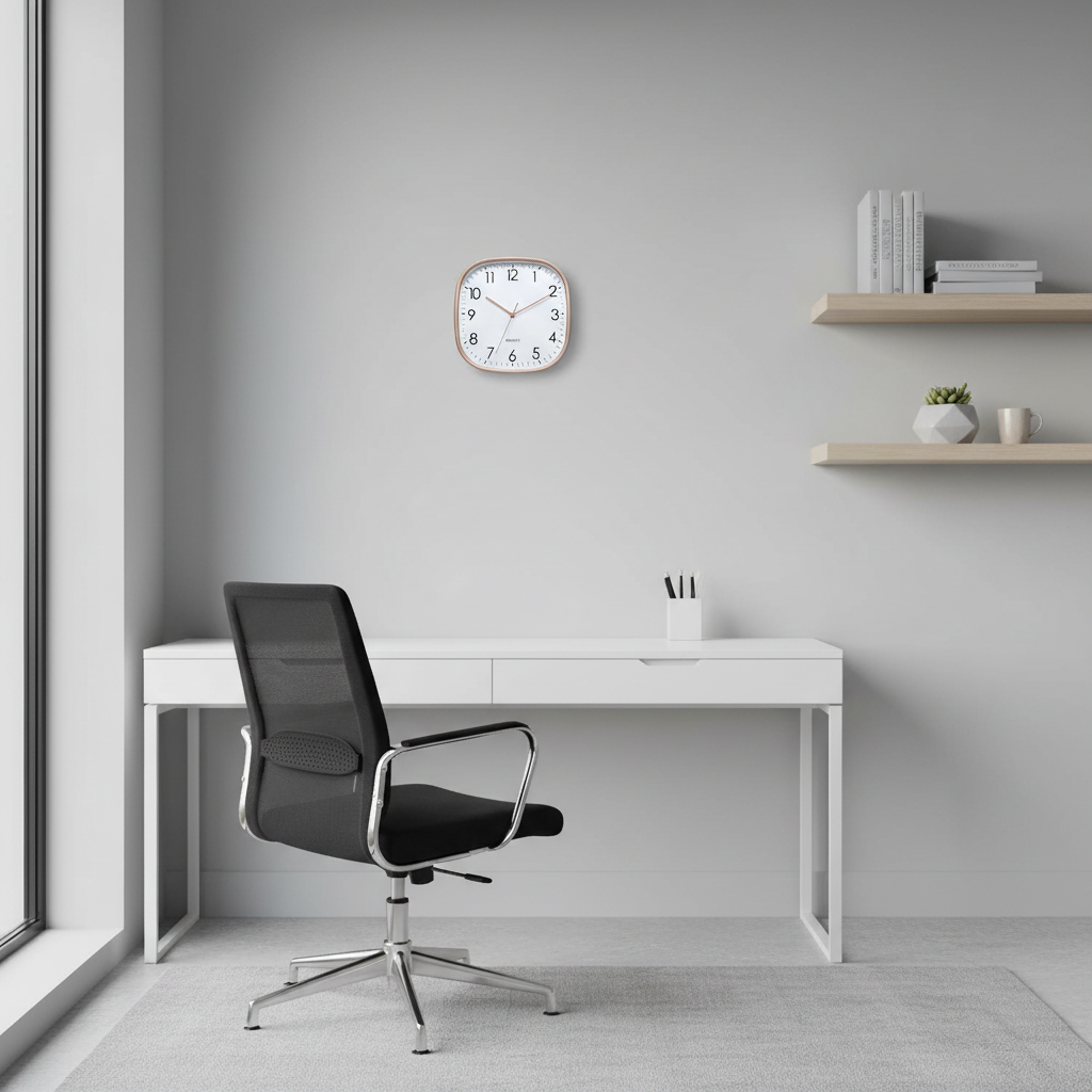 Chronix | Modern Square Wall Clock 30cm Analog Design