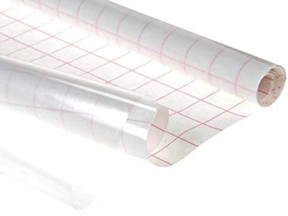 Clear Plastic Book Covers | Self-Adhesive Film 33cm x 3m 0