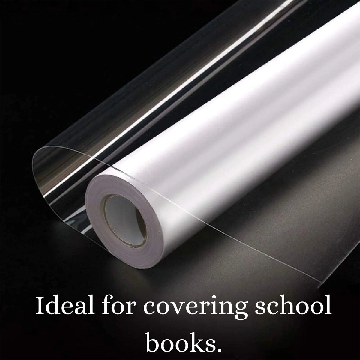 Clear Plastic Book Covers | Self-Adhesive Film 33cm x 3m 1