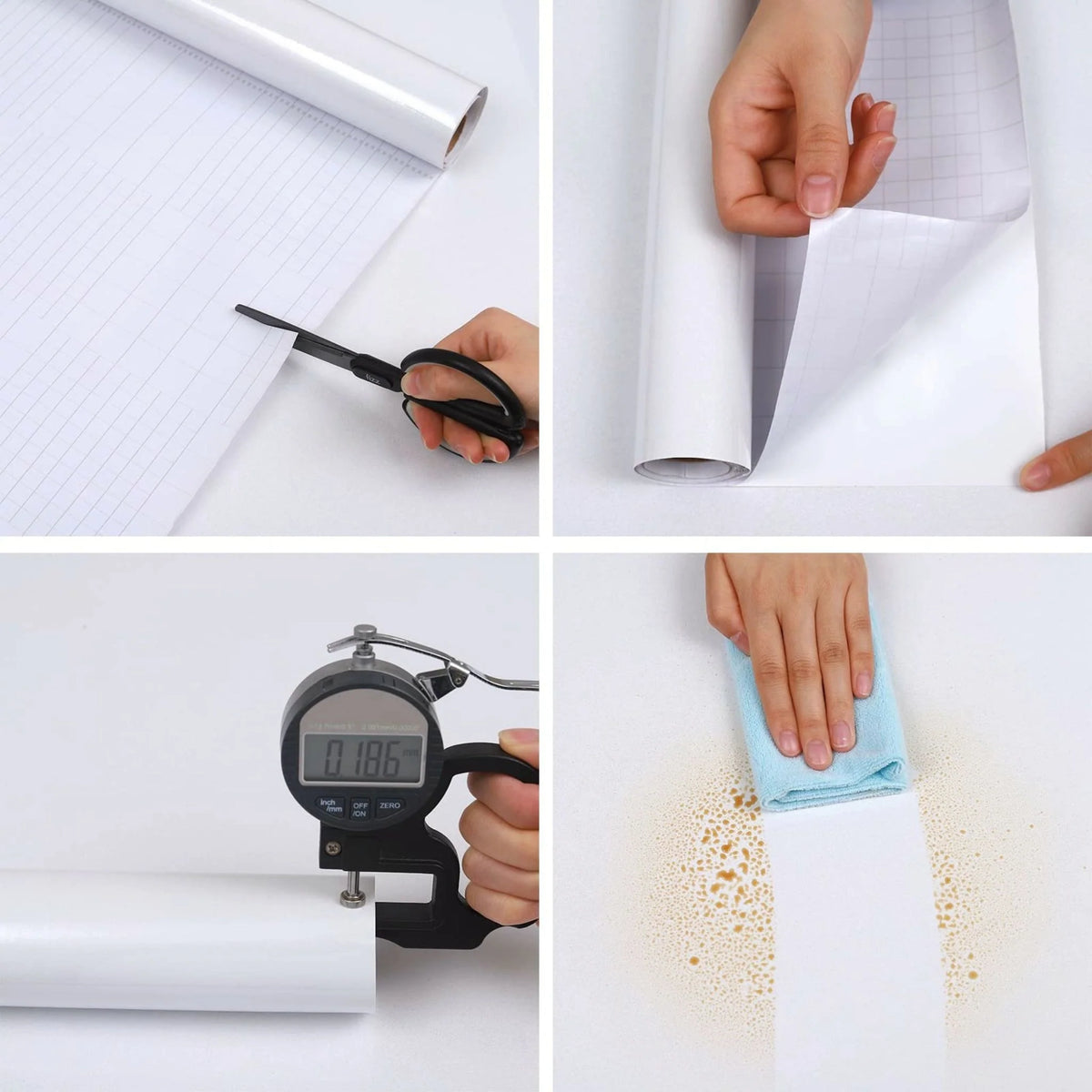 Clear Plastic Book Covers | Self-Adhesive Film 33cm x 3m 4