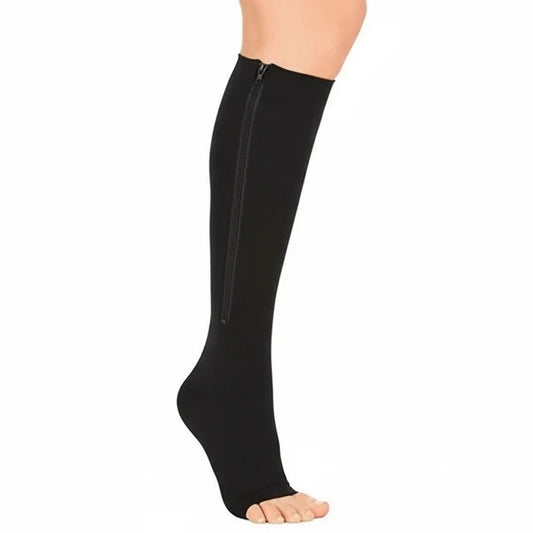 Compression Socks with Zipper | 20-30 mmHg Unisex Compression Socks 0