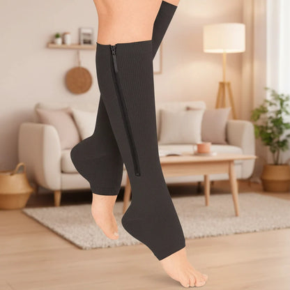Compression Socks with Zipper | 20-30 mmHg Unisex Compression Socks 1