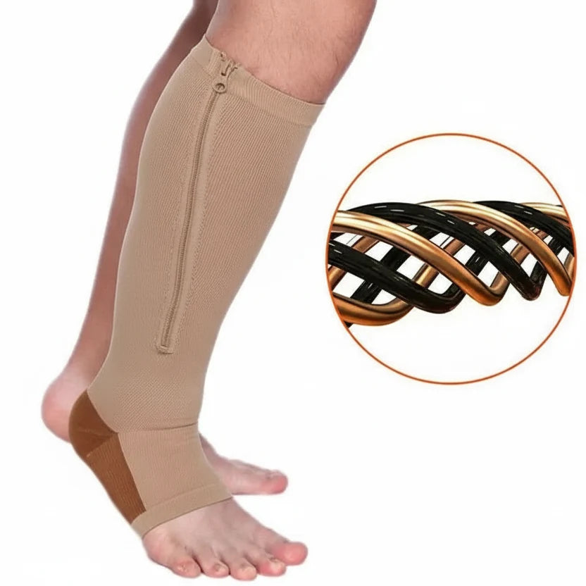 Compression Socks with Zipper | 20-30 mmHg Unisex Compression Socks 6