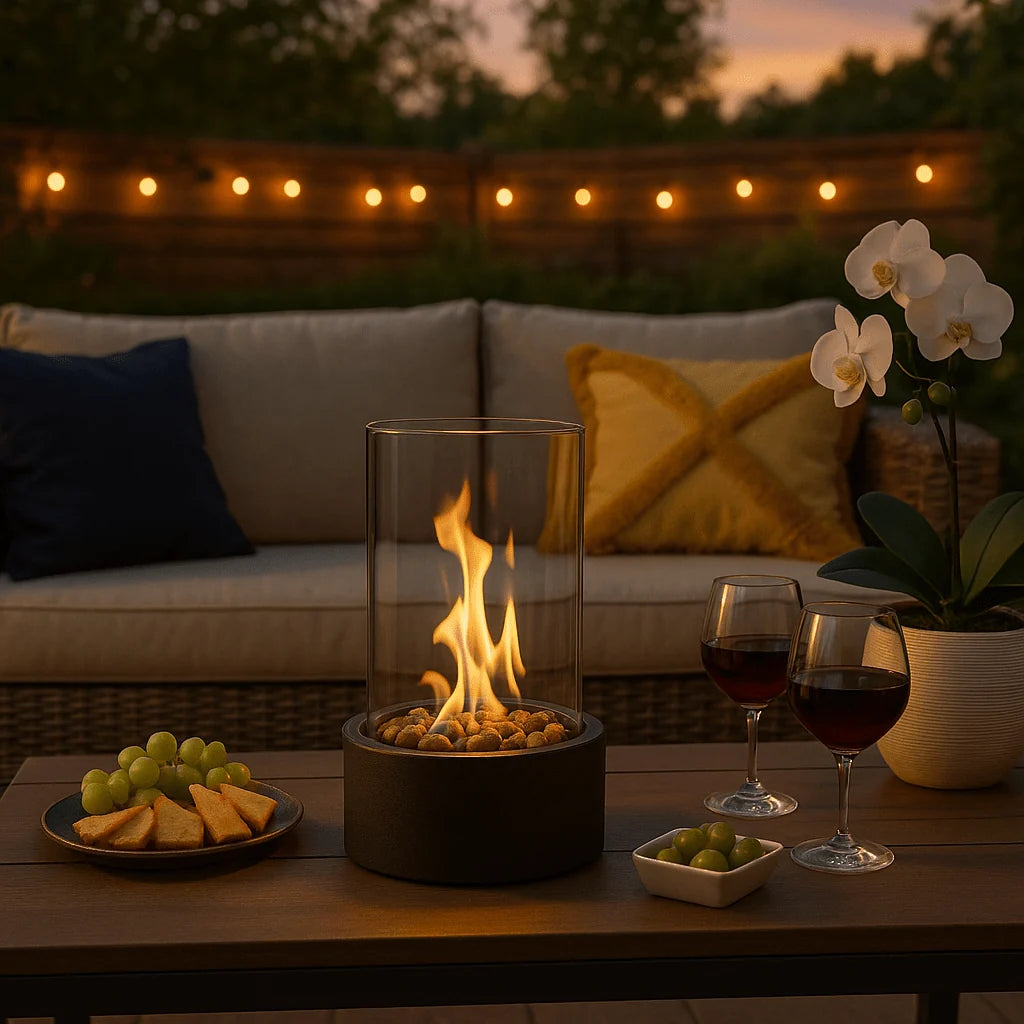 Cosyflame | Modern Table Fireplace Black with Bioethanol Fuel 1