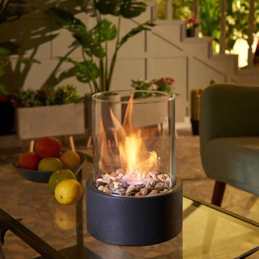 Cosyflame | Modern Table Fireplace Black with Bioethanol Fuel 2