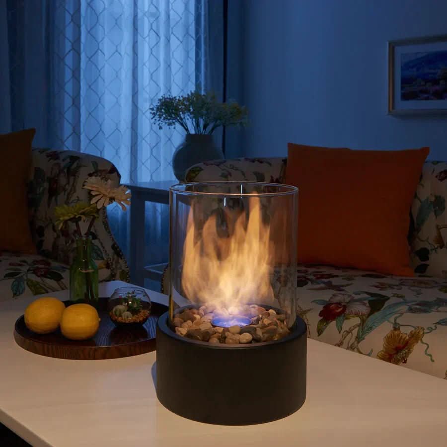 Cosyflame | Modern Table Fireplace Black with Bioethanol Fuel 3
