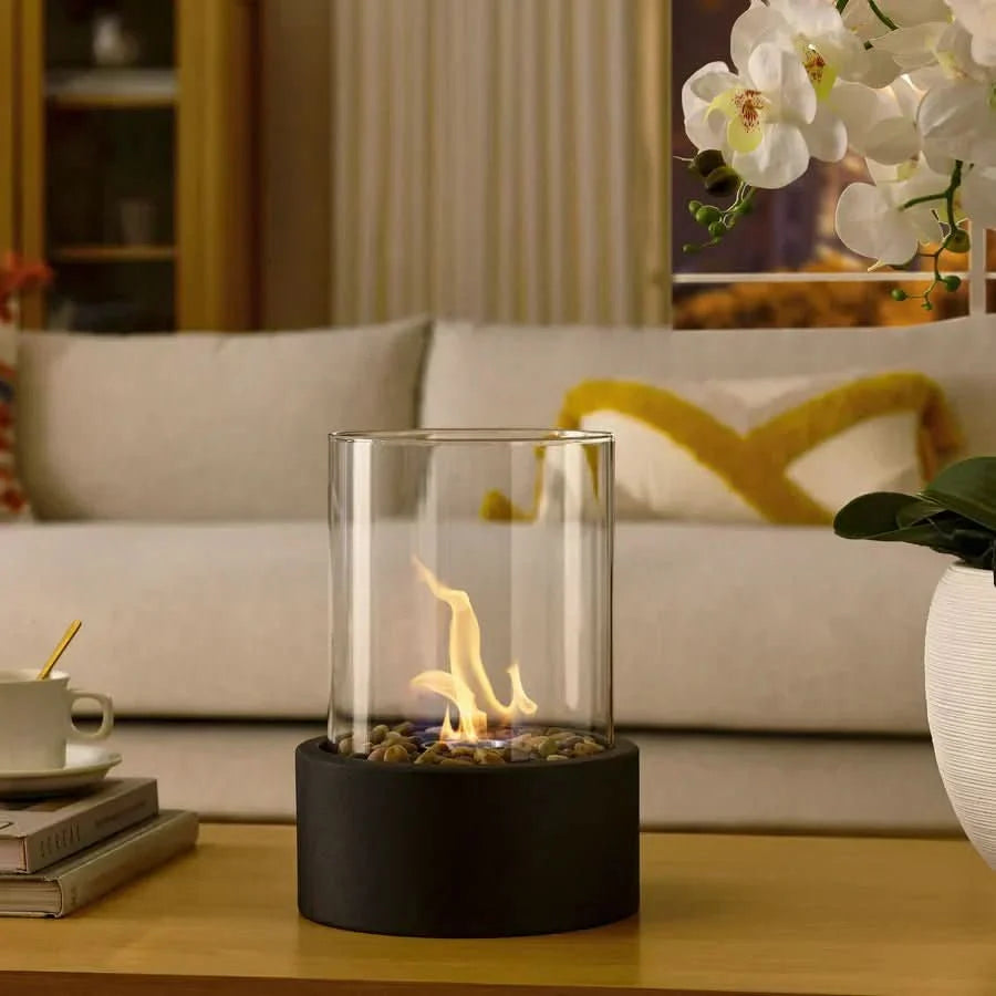Cosyflame | Modern Table Fireplace Black with Bioethanol Fuel 4
