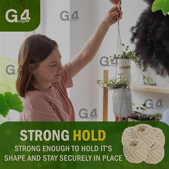 Cotton String Balls | 65m Durable Soft Twine 2 Pack 2