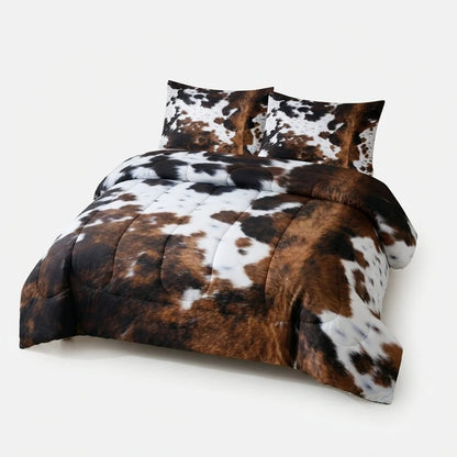 Cow Print Duvet Cover Set | Western Style Bedding 6