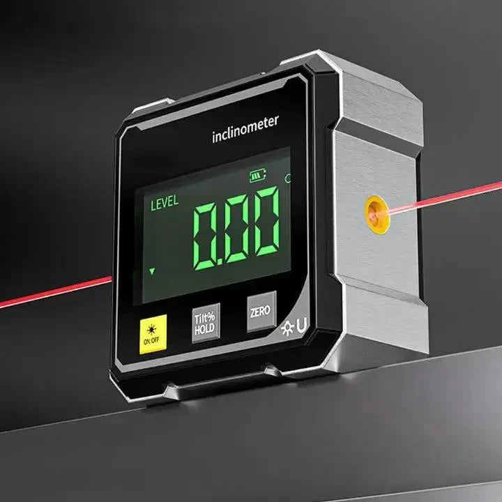 Digital Inclinometer with Laser Line | Precision Alignment Tool 0